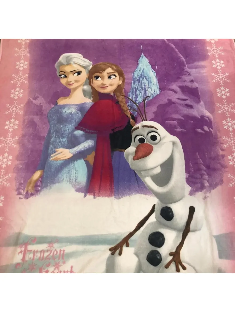 Disney Frozen Elsa‎ And Anna Blanket. Oversized Fleece. 60x86